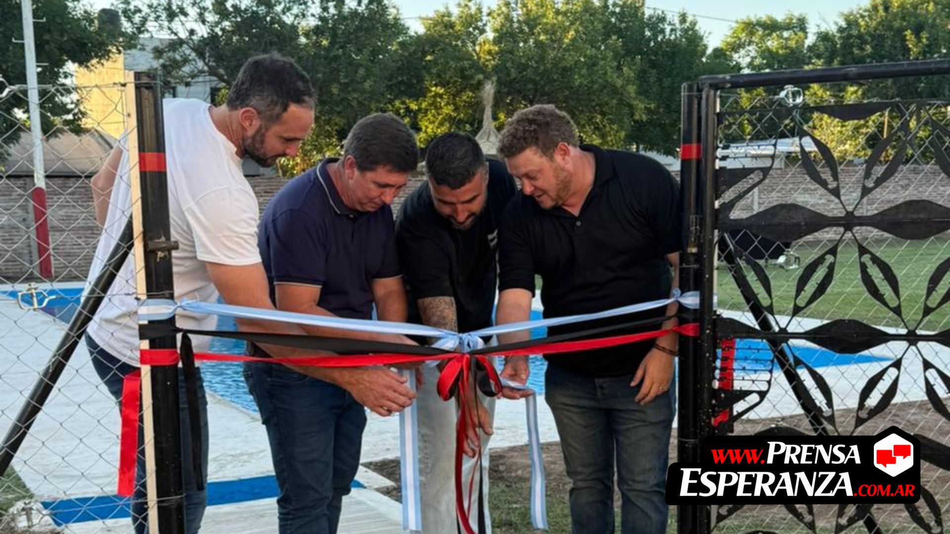 Pirola inauguró el natatorio número 15 del programa “Deporte y Recreación” en el Club Juventud