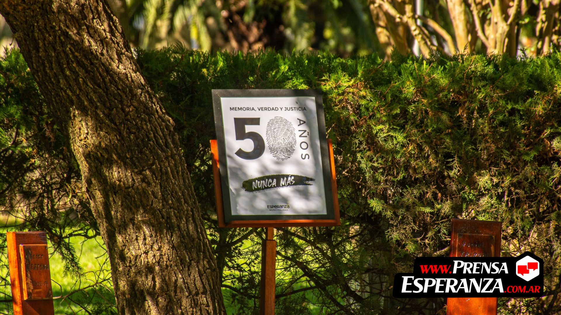 Esperanza conmemoró el Día Nacional de la Memoria por la Verdad y la Justicia