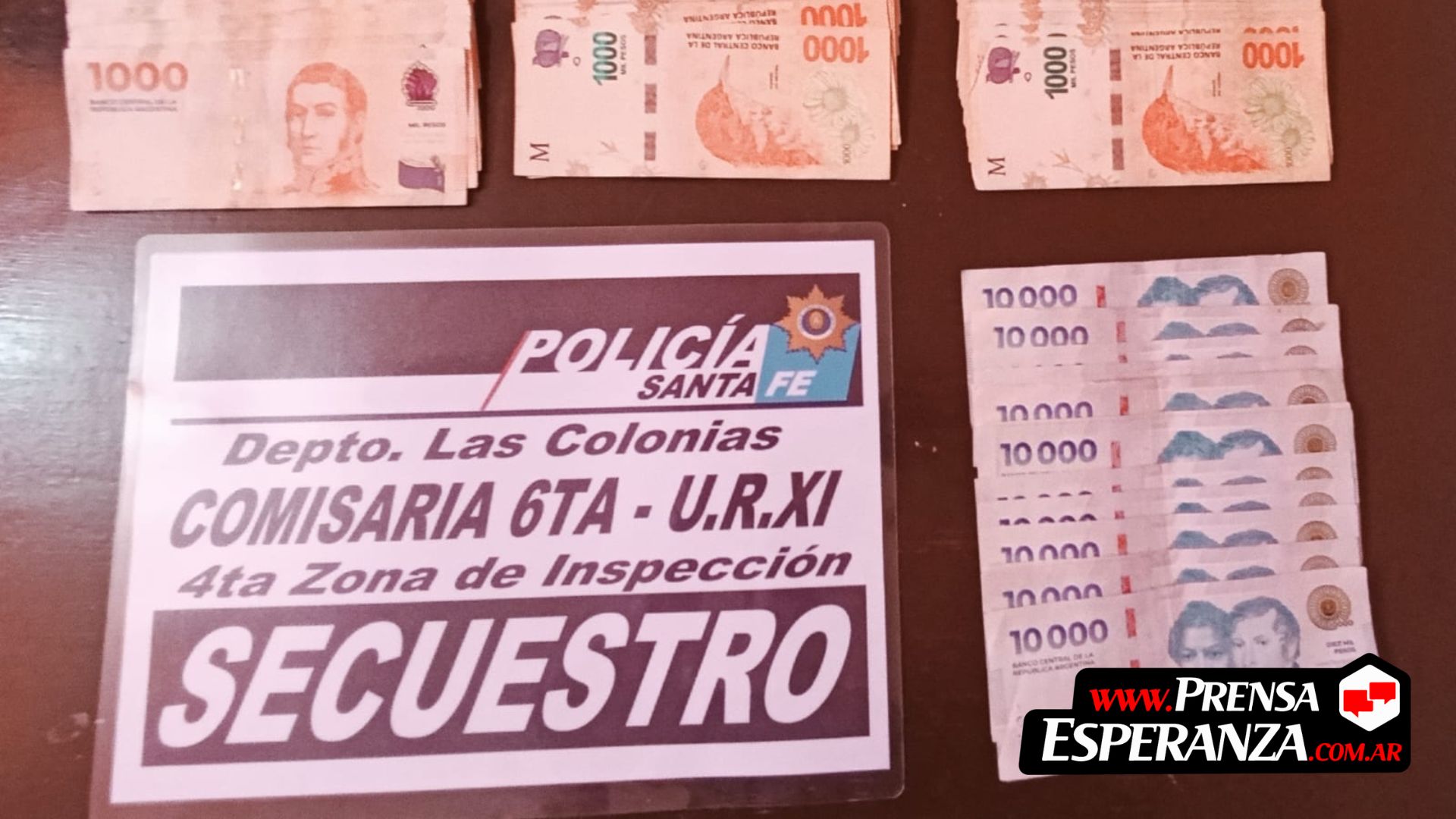 Pilar: aprehendieron a un joven y recuperaron dinero robado de una vivienda